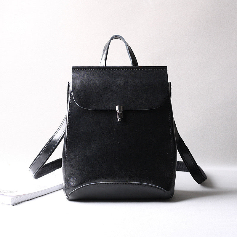Small black designer backpack shop
