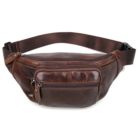 Side Bags For Mens Vertical Messenger Bag Coffee Mens Work Bags Cool Messenger Bags by Leather Warrior