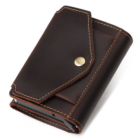 RFID Anti-theft Card Holder Leather Wallet