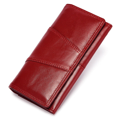 Anti-theft RFID Leather Wallet For Women