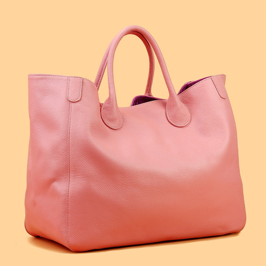 Large Capacity Soft Leather Bag For Women